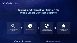 Testing and Formal Verification: Web3 Smart Contract Security